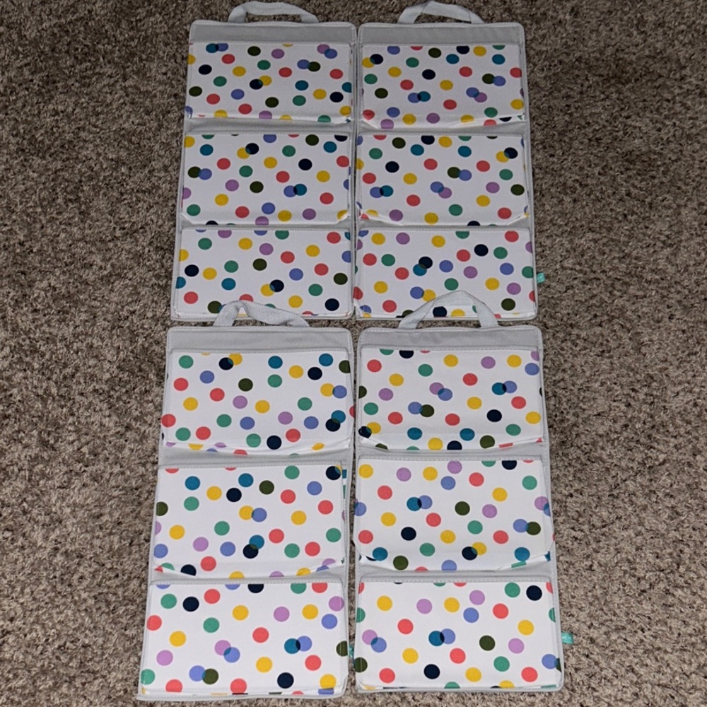 Pillowfort Hanging 3 Pocket Storage Organizers